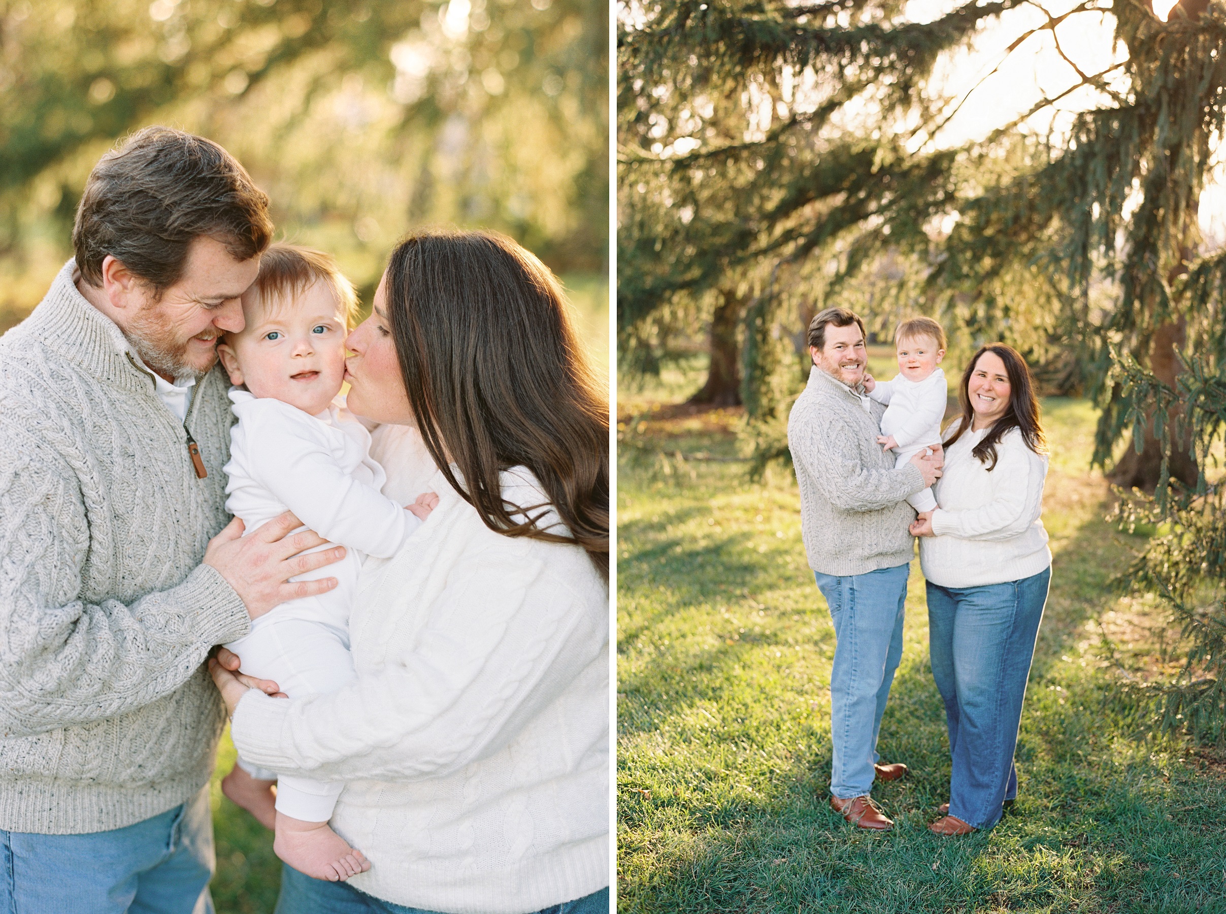 1st Birthday photos in December 1 Year Portraits Kansas City Family Photographer