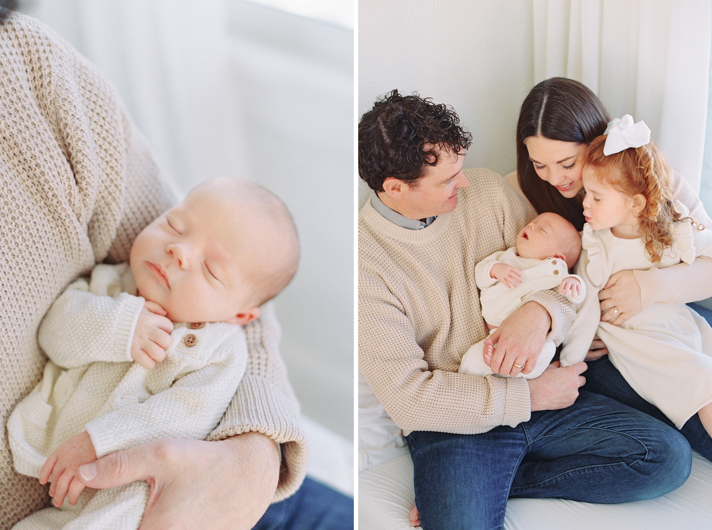 Kansas City Newborn Photographer Brookside in-home session KC film photography